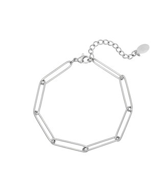 Fash&Home Silver Chain Bracelet