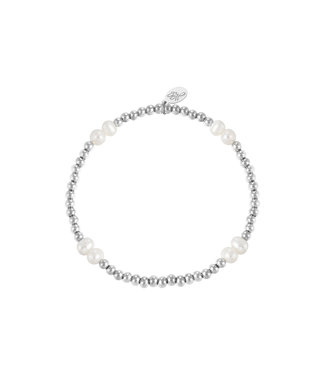 Fash&Home Better in Pearls Bracelet - Silver