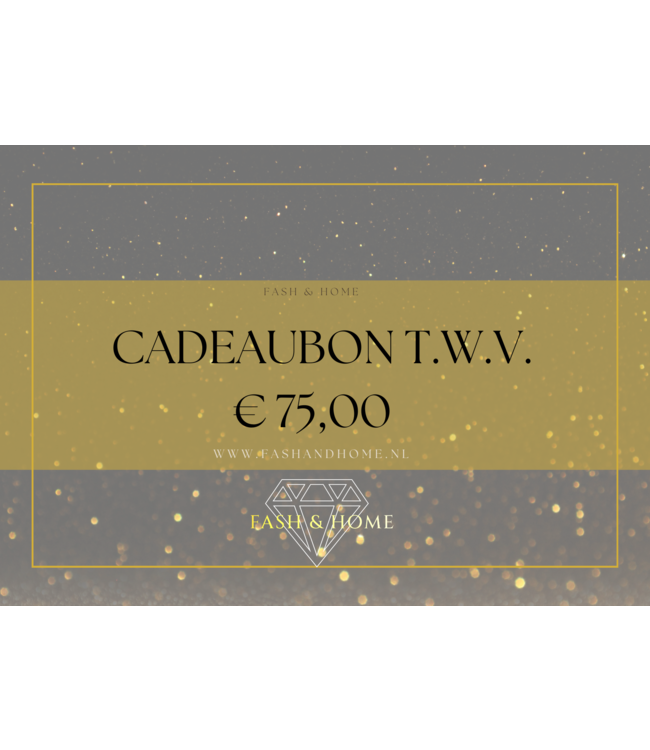 Cadeaubon t.w.v. € 75,00