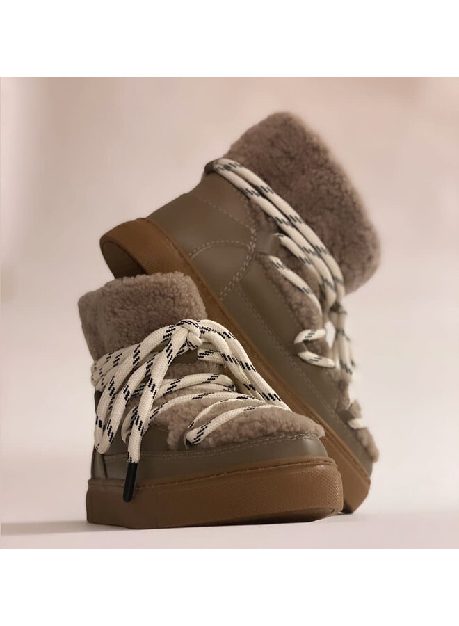 Est'Mouton Boots Gurly Fur Simply Taupe