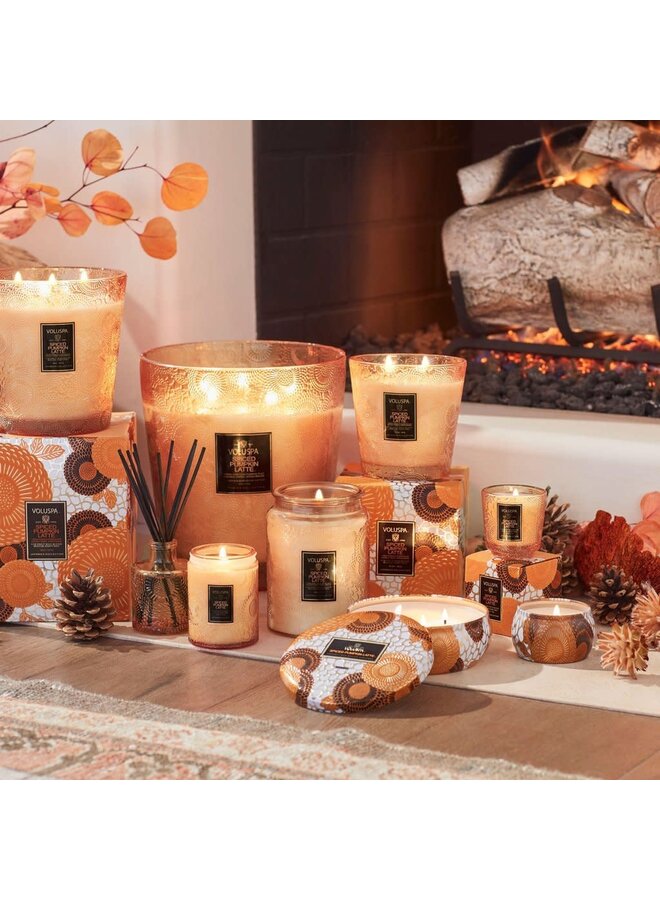 SPICED PUMPKIN LATTE - 3 wick tin candle