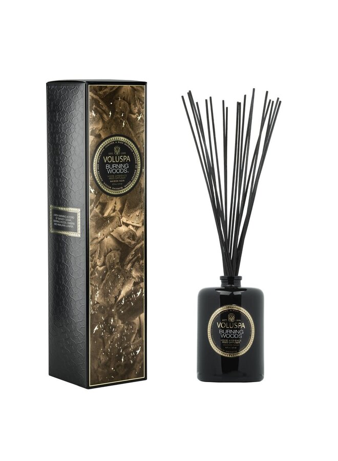 BURNING WOODS - reed diffuser