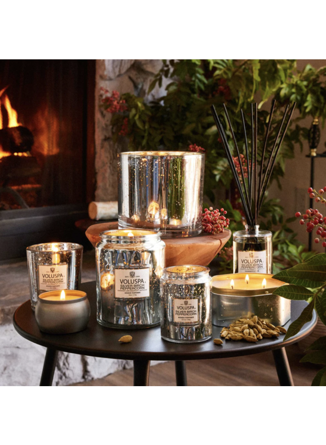 SILVER BIRCH PEPPERCORN - Grande maison candle