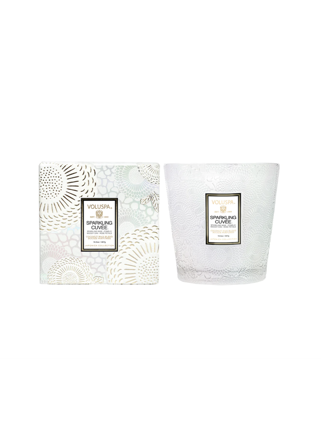 SPARKLING CUVÉE - 2 Wick hearth candle