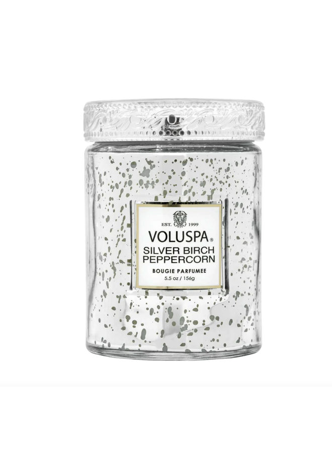 SILVER BIRCH PEPPERCORN - Small jar candle