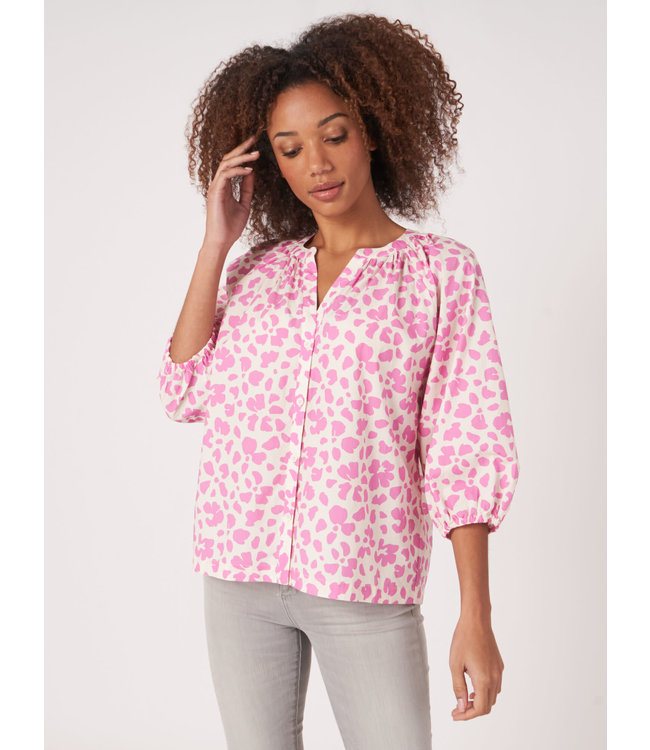 inschakelen Spuug uit Adelaide REPEAT | Cotton blouse Blossom - CHiC by Babette