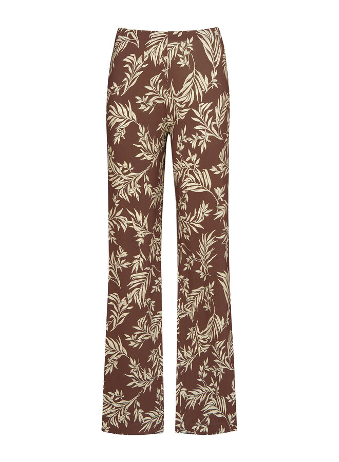 Trousers print terra