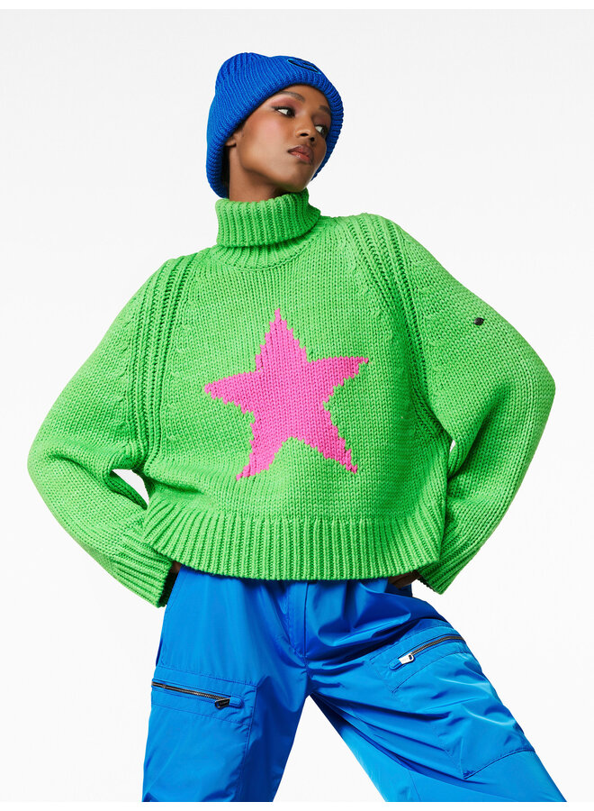 Beauty Knit Sweater flash green