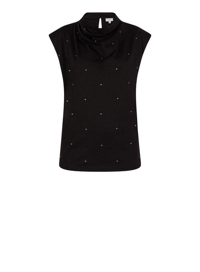 Kyma Studded Top raven