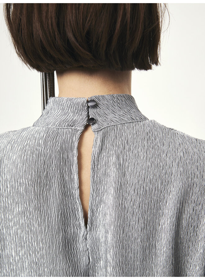 Liz Turtleneck Top grey cloud