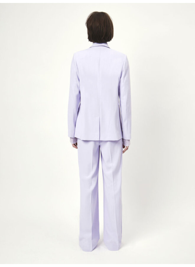 Mémoire Belted Blazer iced lilac