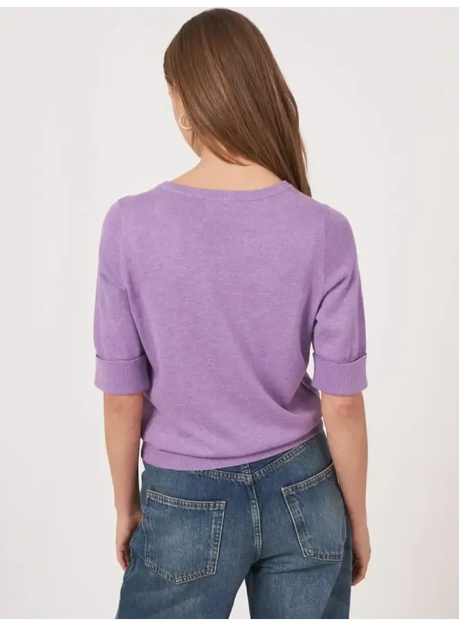 Sweater Cotton/Viscose violet