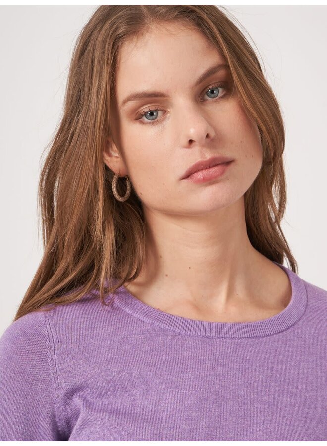 Sweater Cotton/Viscose violet