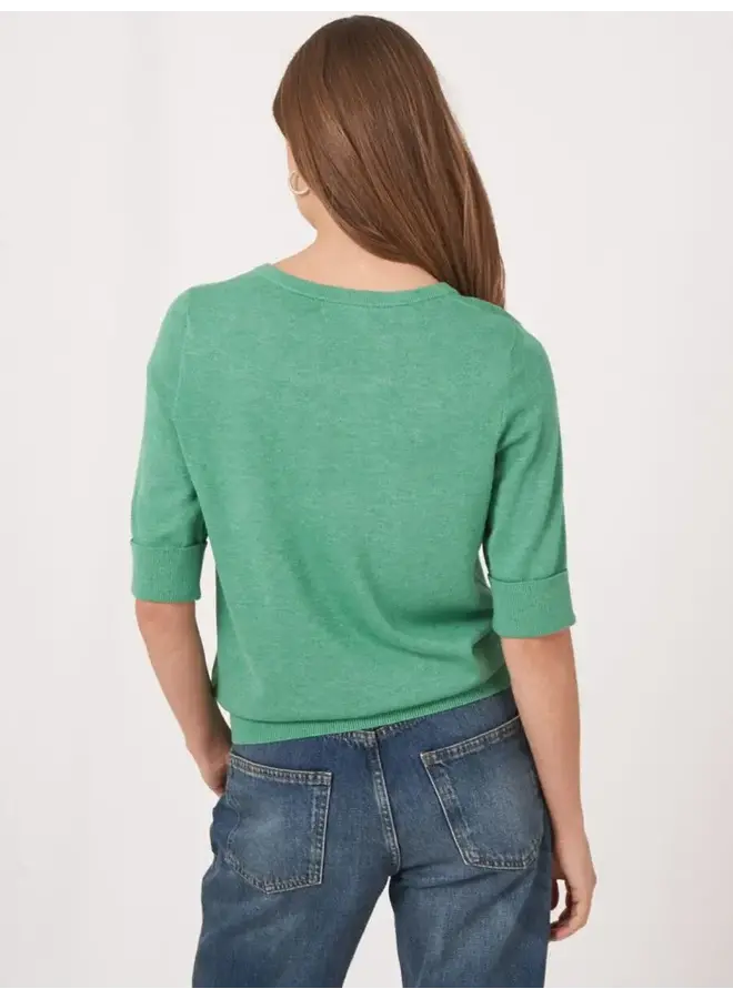 Sweater Cotton/Viscose green
