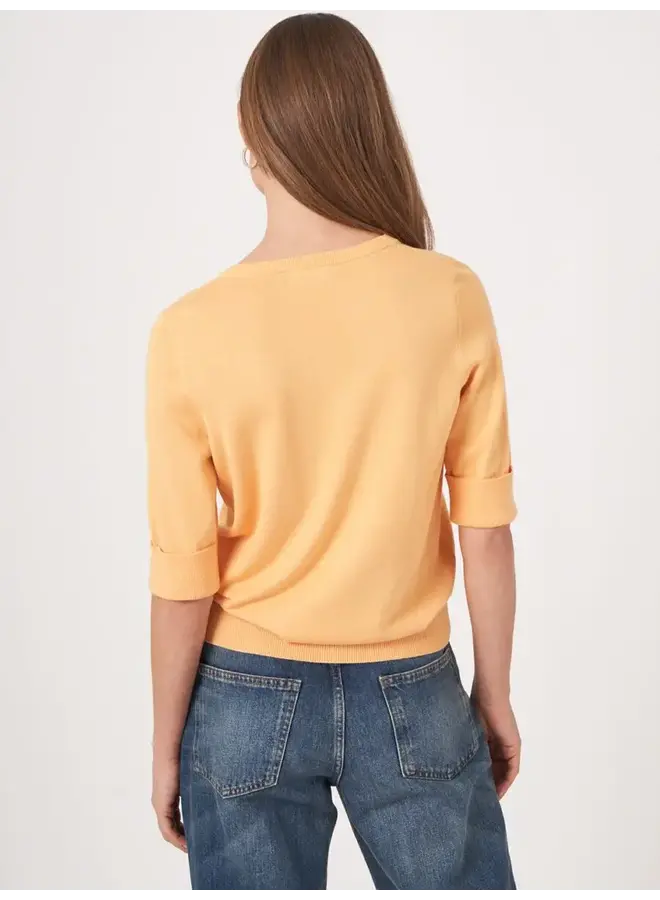 Sweater Cotton/Viscose mango