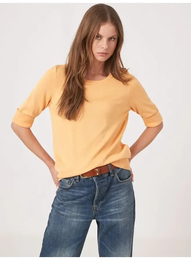 Sweater Cotton/Viscose mango