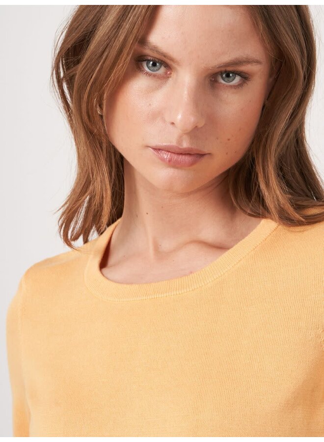 Sweater Cotton/Viscose mango