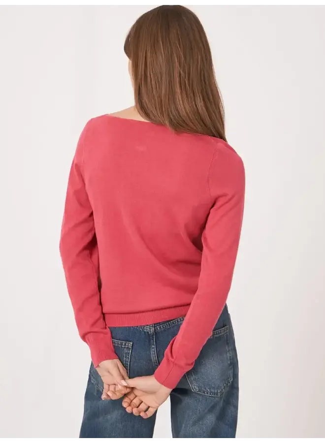 Sweater Cotton/Viscose strawberry