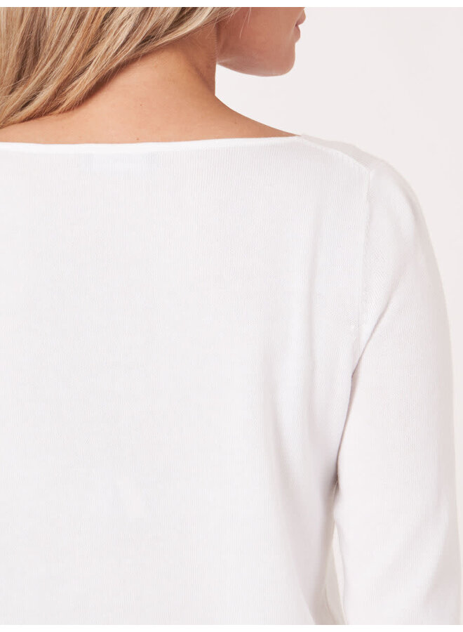 Sweater Cotton/Viscose white