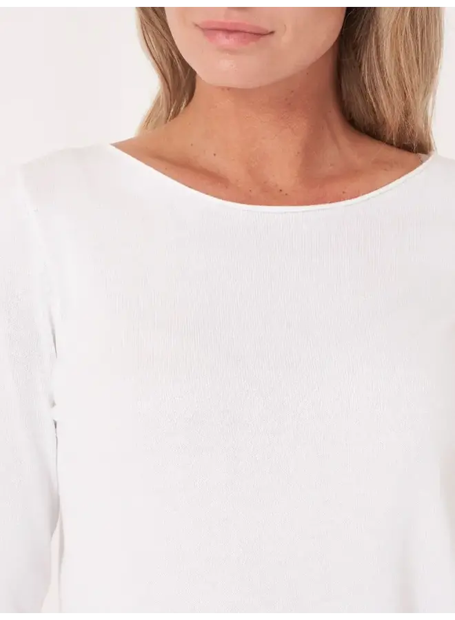 Sweater Cotton/Viscose white