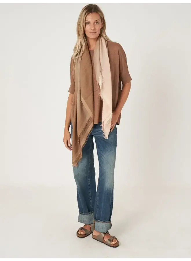 Scarf Cashmere/Silk pebble