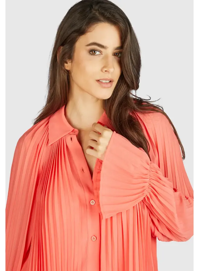 Blouse Oriental Bazaar coral