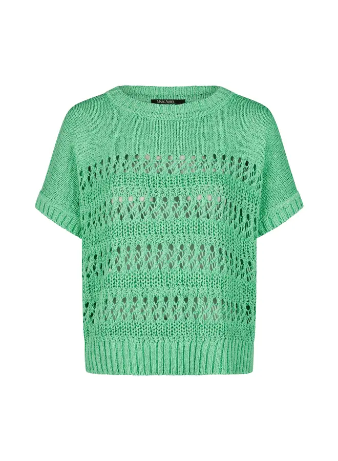 Top Knit Green Beach green