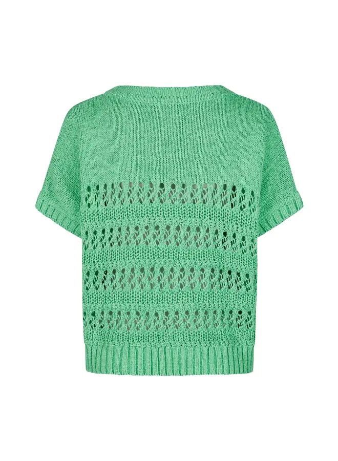 Top Knit Green Beach green