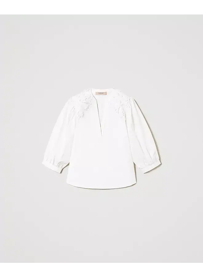 Blusa bianco ottico