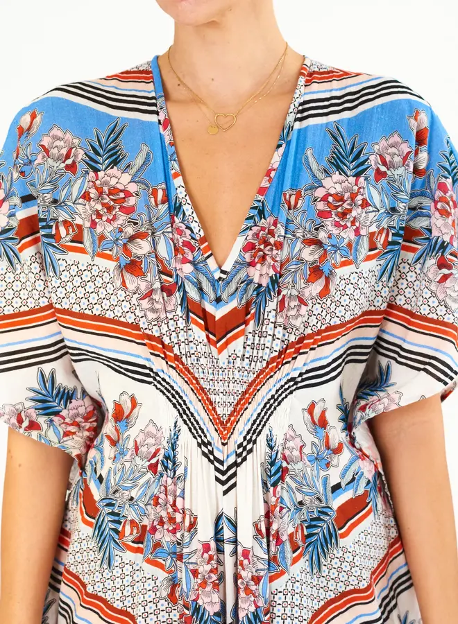 Arden Print Kaftan multi