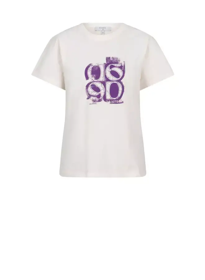 Tyro Monogram Tee butter cream