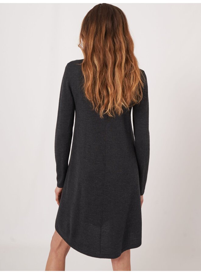 Dress Merinowool dark grey