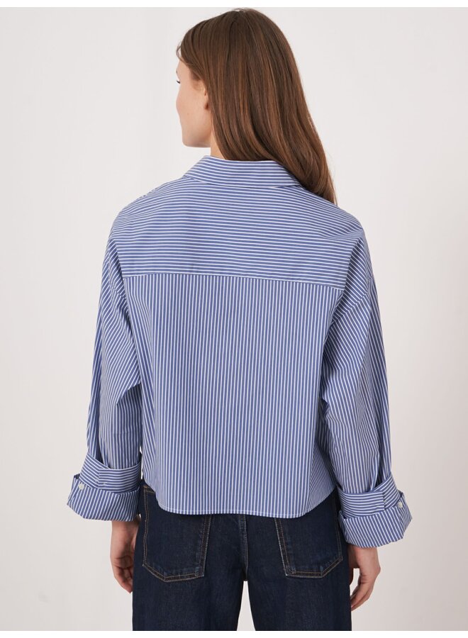 Blouse blue stripes