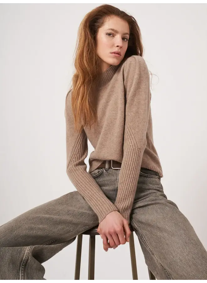 Sweater Cashmere taupe