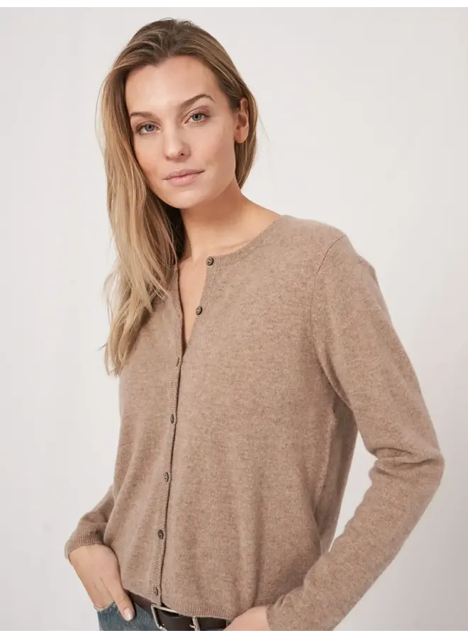 Cardigan Cashmere taupe