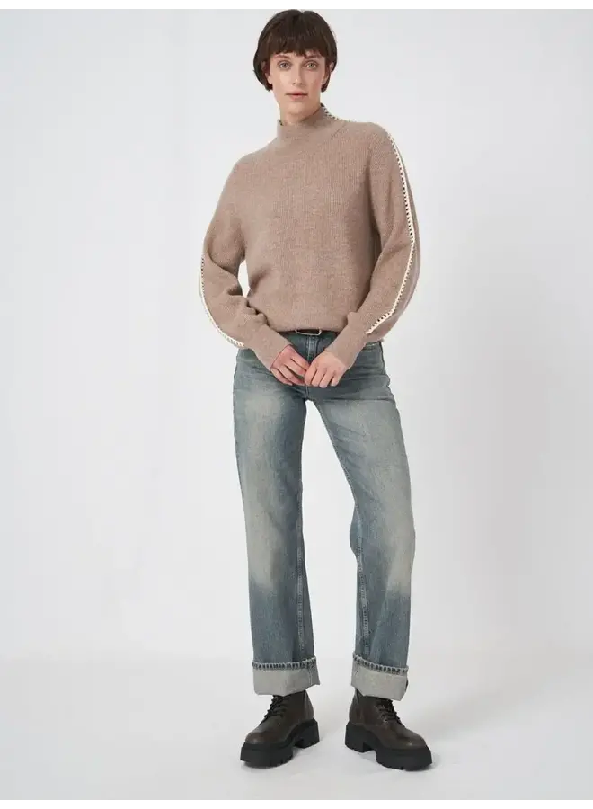 Sweater Wool/Cashmere taupe