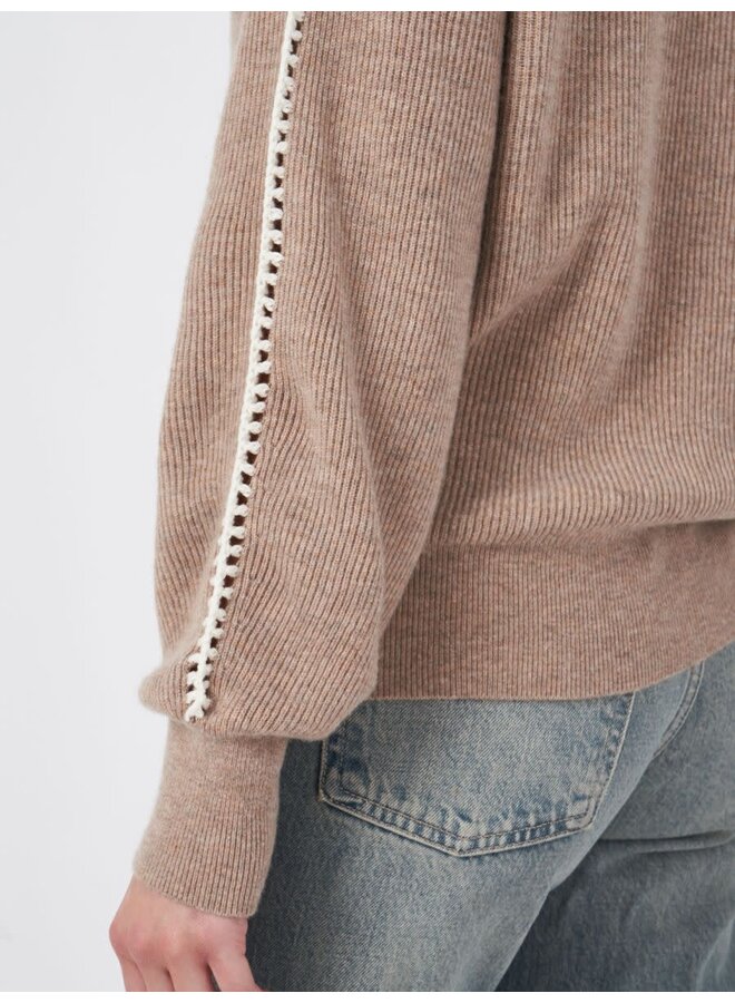 Sweater Wool/Cashmere taupe