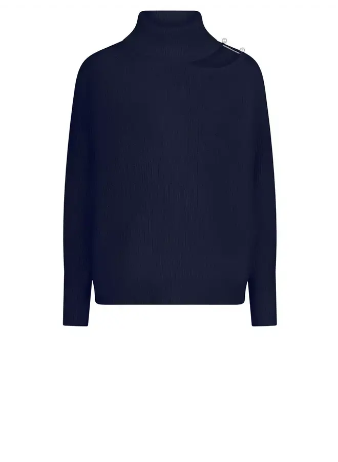 Verley Pearl Rib Sweater nocturnal blue