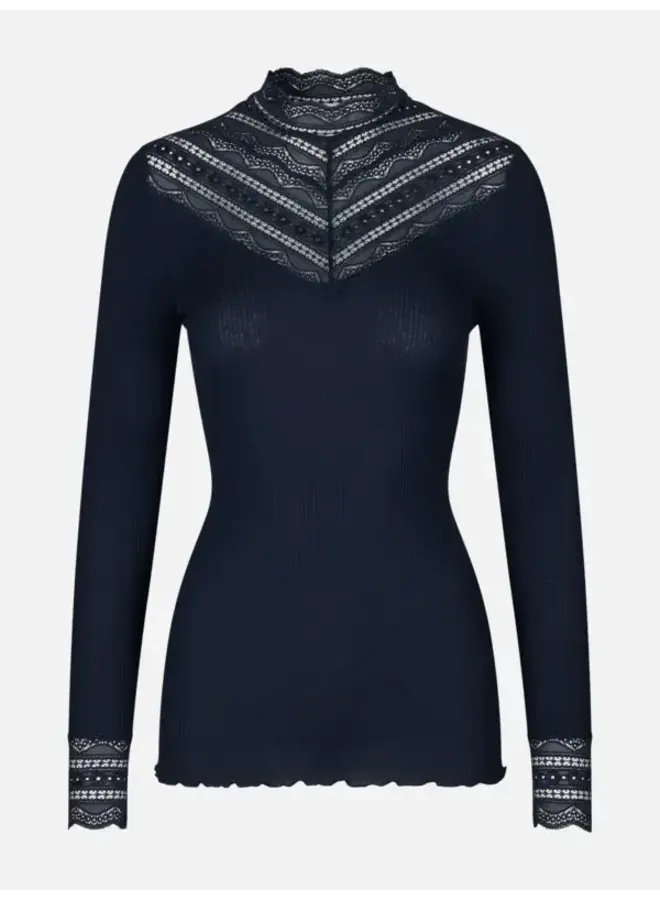 Benita silk t-shirt lace