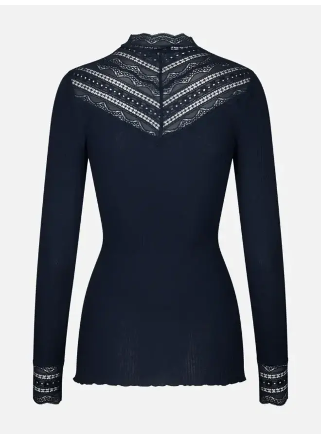 Benita silk t-shirt lace