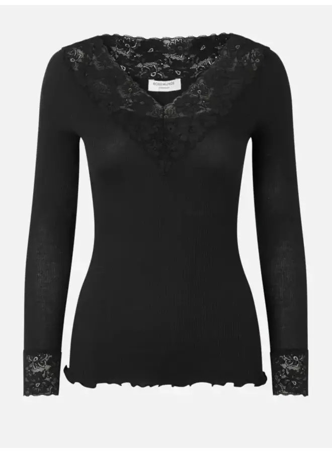 Bernadine t-shirt lace black