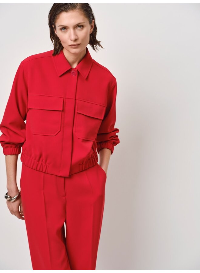 Linx jacket bright red