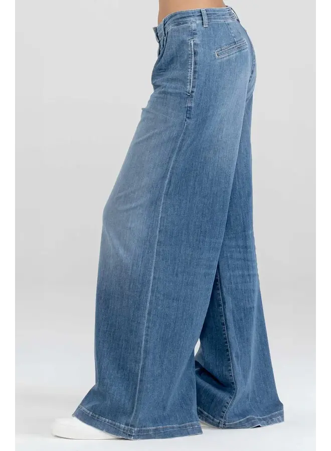 STELLA PLEATED PALAZZO BOWERY