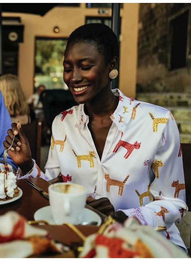 Bluse tangerine multi