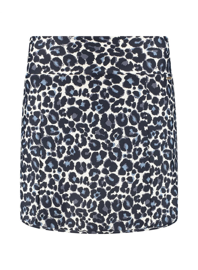 Bobby skirt Leopard Summer Blue