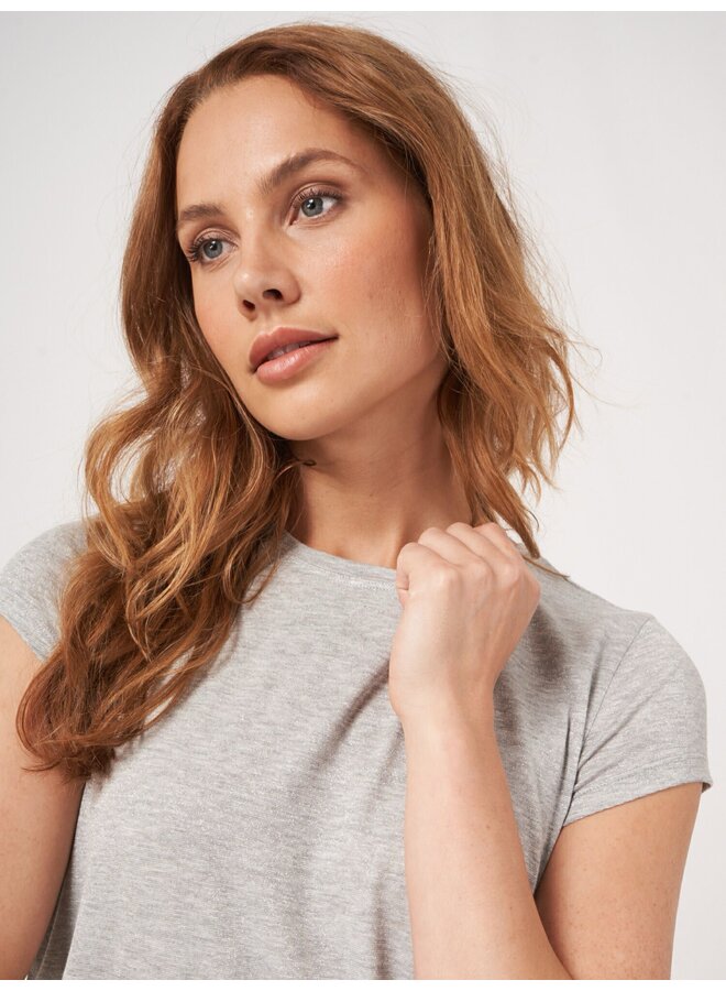 Shirt silver grey