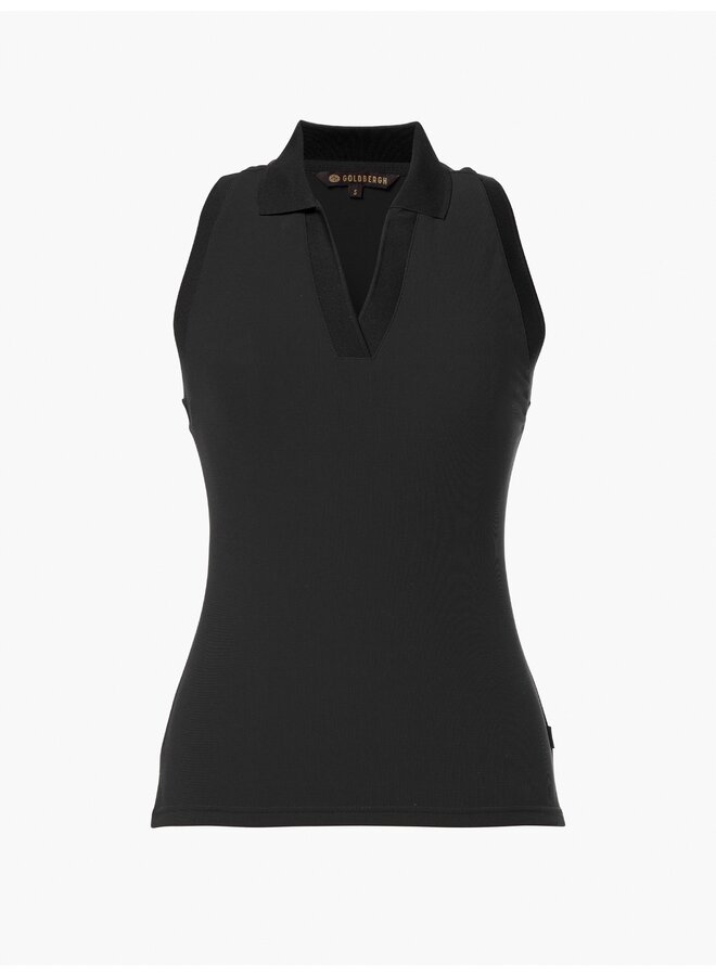 CAROLINE sleeveless top black