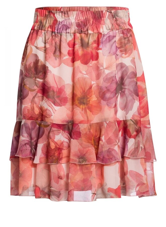 Skirt with floral print