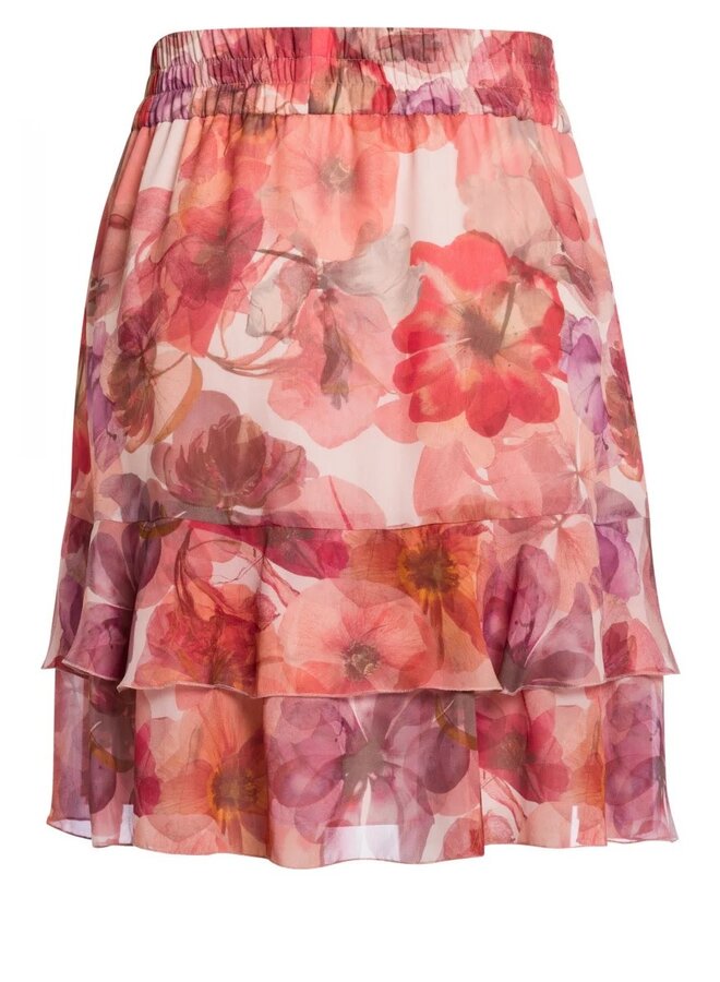 Skirt with floral print