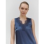 Silk top Jade true navy